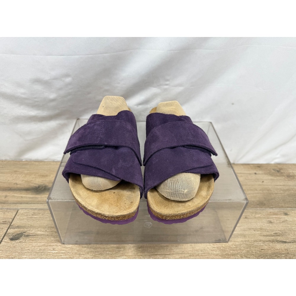 Birkenstock Kyoto Purple Suede Slide Sandals Womens 40 L9 M7